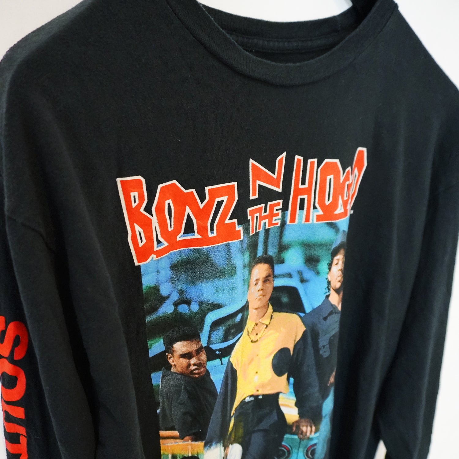 BOYZ N THE HOOD  ロングTシャツ ブラック